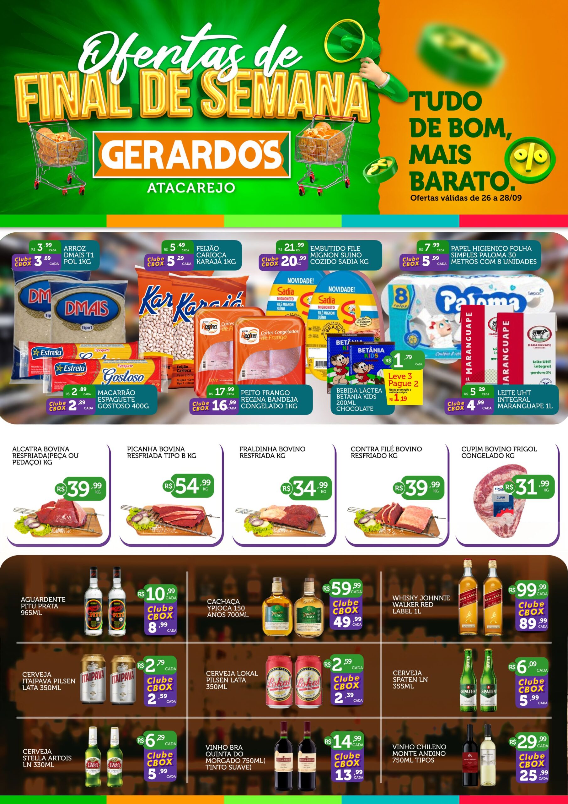 Ofertas de Final de Semana – Frente