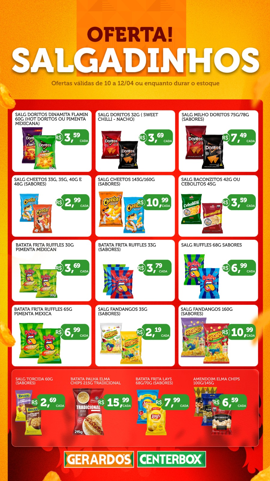 Oferta Salgadinhos