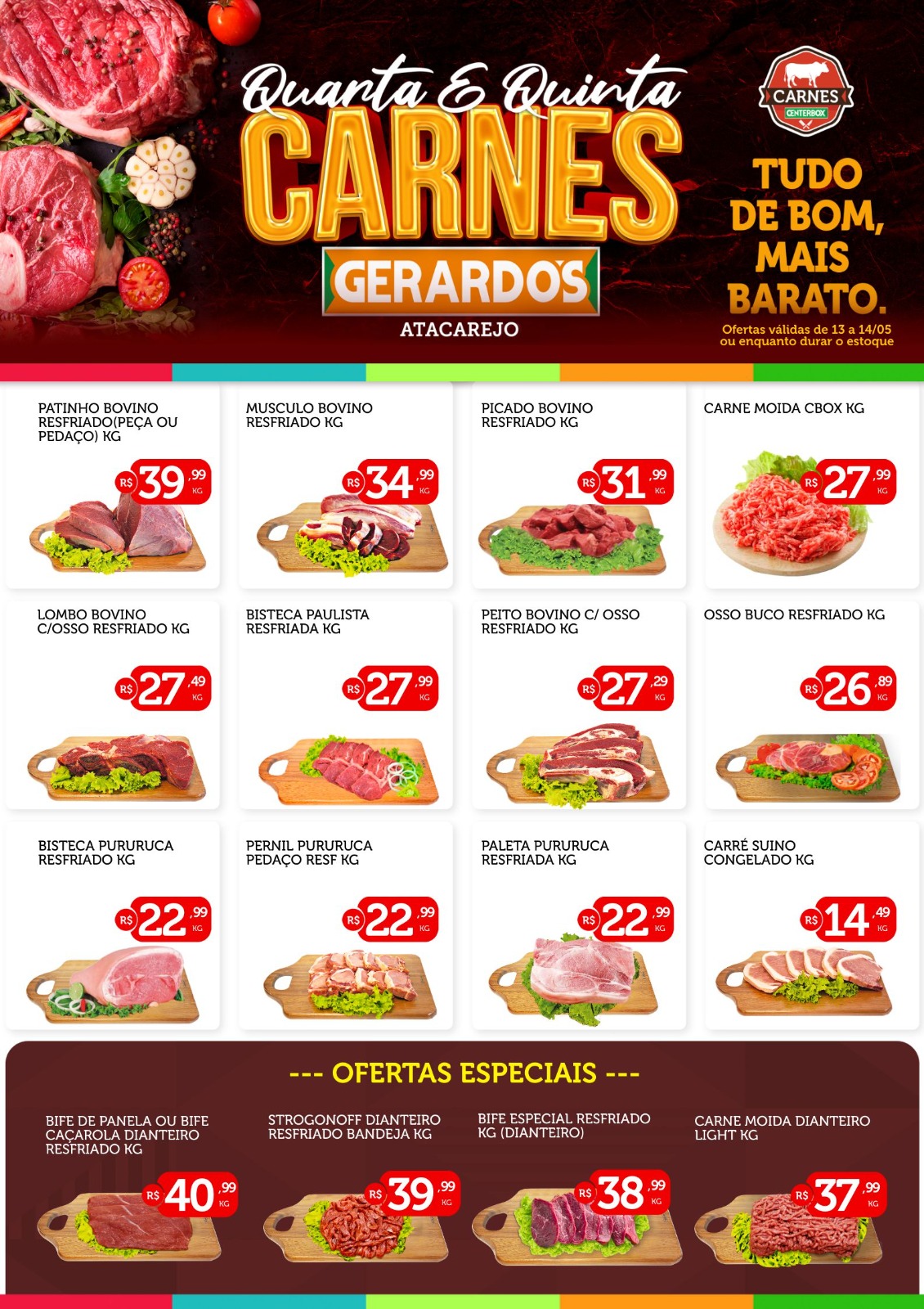 Encarte Carnes – Frente