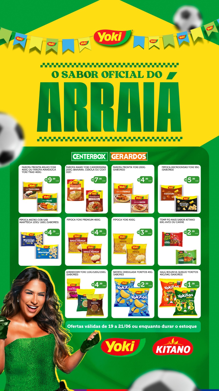 O SABOR OFICIAL DO ARRAIÁ